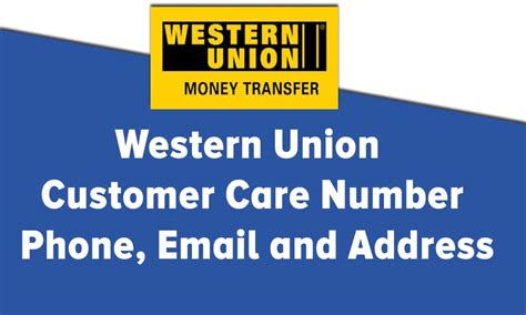 western union customer service number.